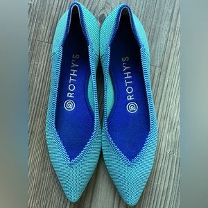 Rothy’s The Point Aquamarine 7